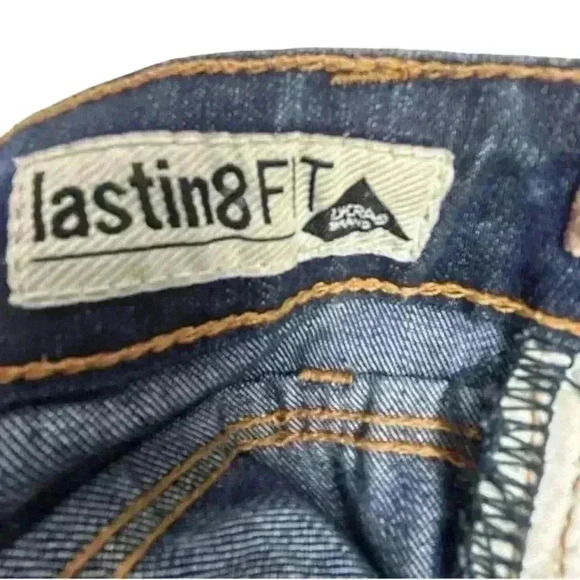 Peace of Cloth Women's Straight Jeans Size 6 Dark Blue Mid Rise - Picture 6 of 15